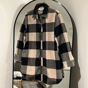 BB DAKOTA X STEVE MADDEN shacket beige/black